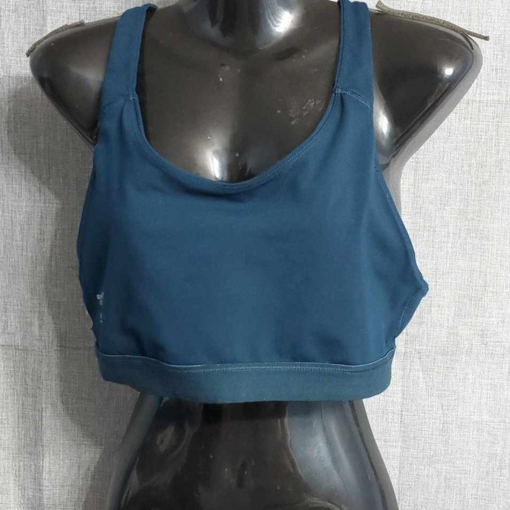 Old Navy Active Women's Large Support Crossback Sports Bra | Color: Blue | Size: